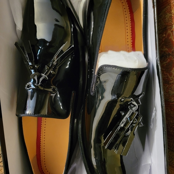 Men Dress Loafer Slip- On GACCOSHOES Black size 45(11) - Picture 5 of 5